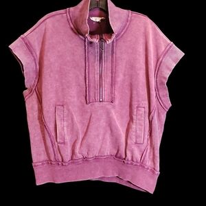 Entro Purple Knit Fabric